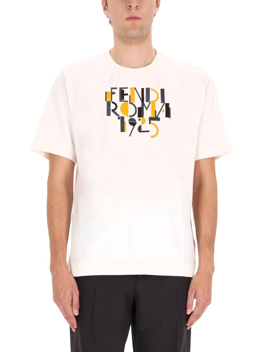 Fendi - T-SHIRT WITH PRINT t-shirt-with-print_5c394286-64b1-4a7b-a47e-20264bbc2e95