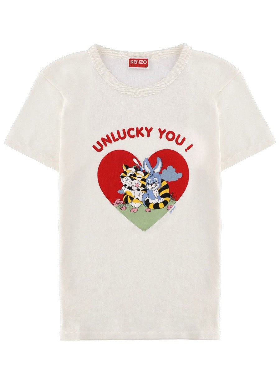 Kenzo Kenzo - T-SHIRT WITH PRINT
