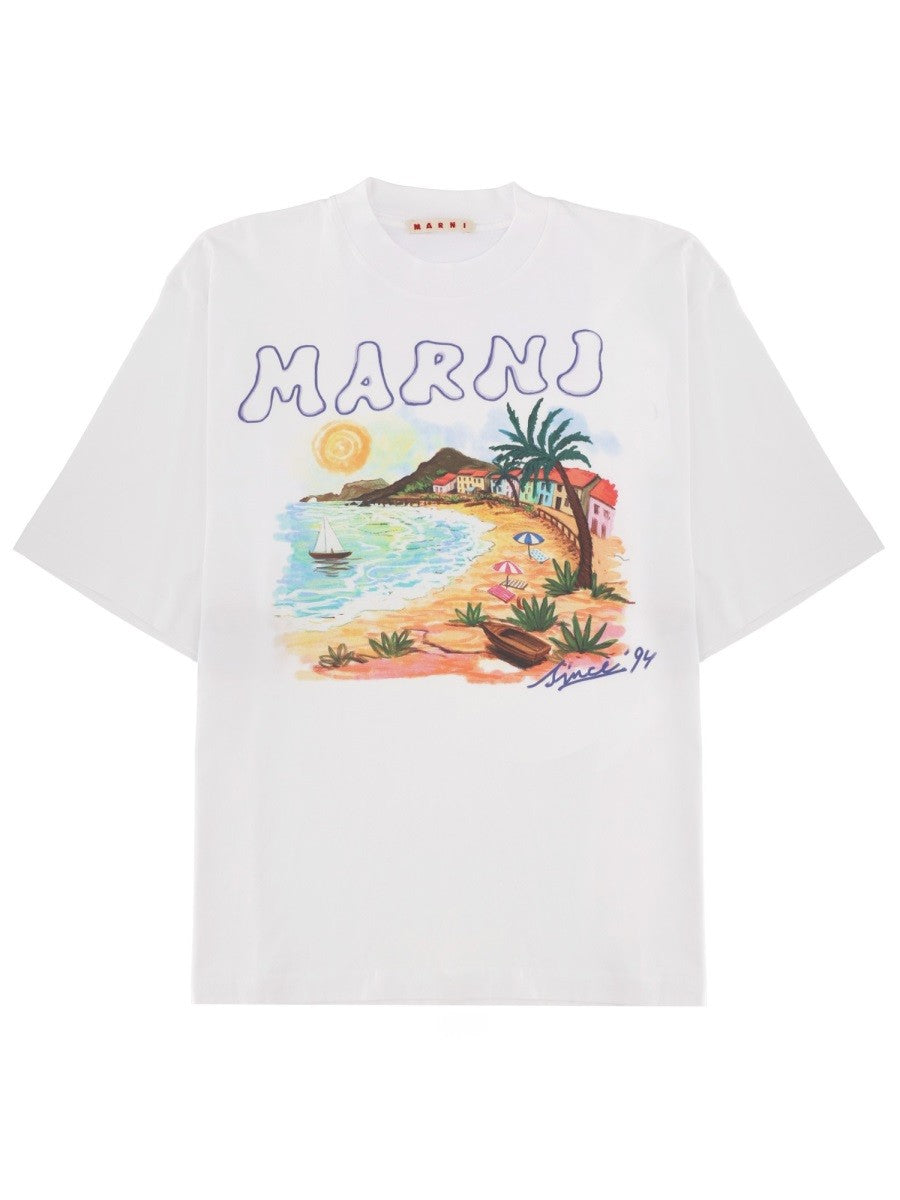 Marni Marni - T-SHIRT WITH PRINT
