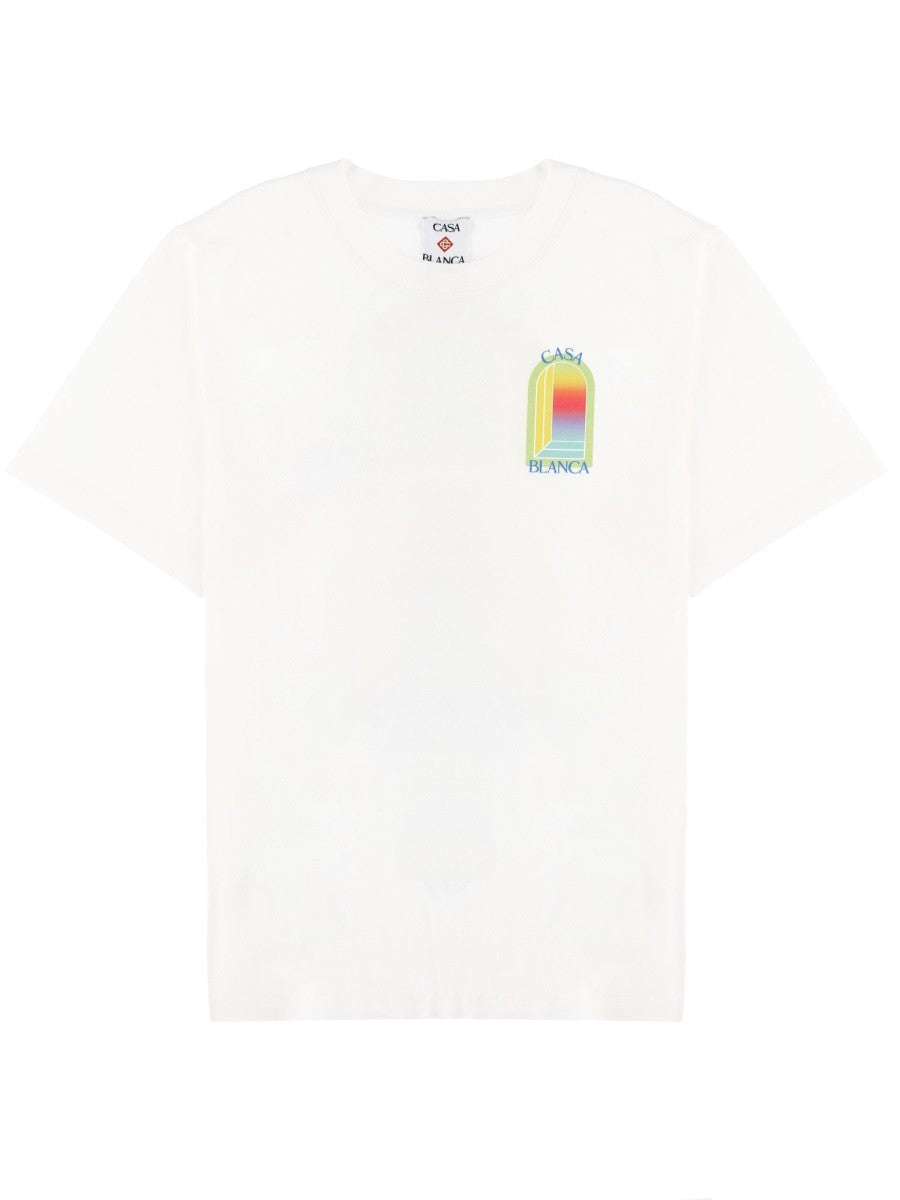 CASABLANCA - T-SHIRT WITH PRINT
