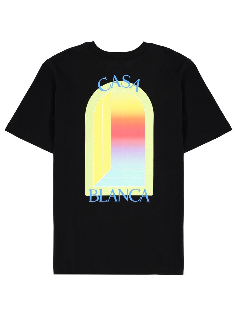 CASABLANCA - T-SHIRT WITH PRINT