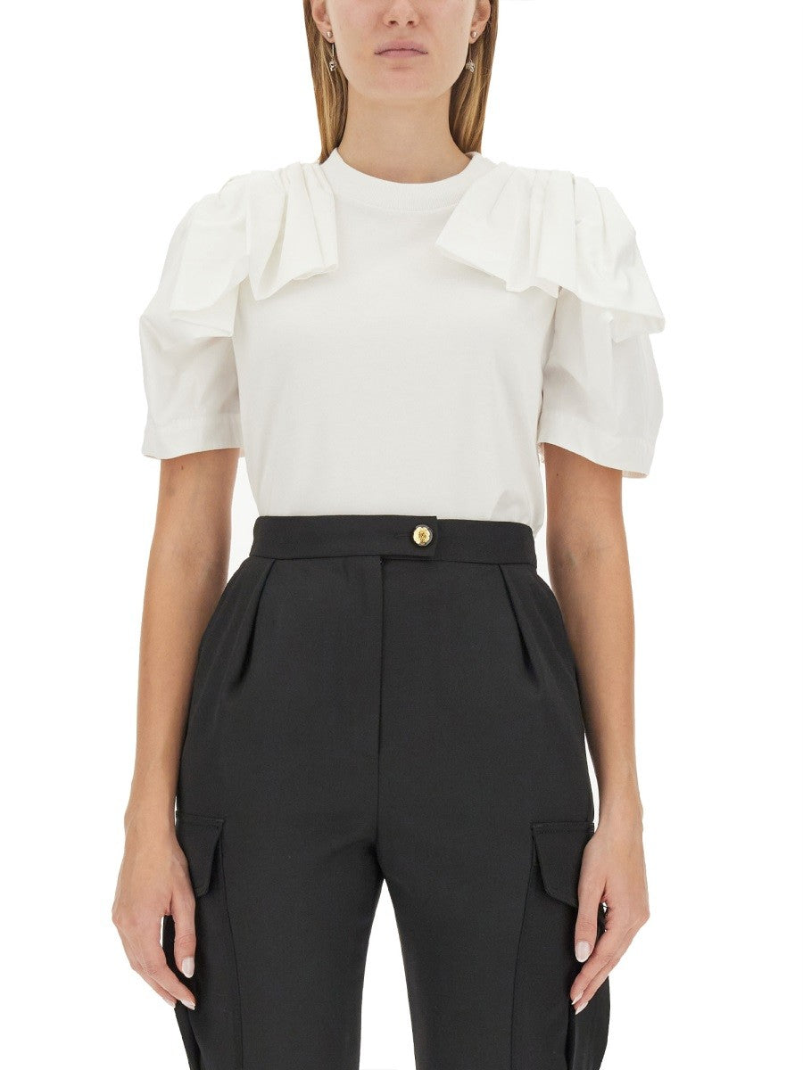 Alexander Mcqueen Alexander Mcqueen - T-SHIRT WITH RUFFLES