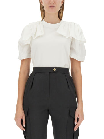 Alexander Mcqueen Alexander Mcqueen - T-SHIRT WITH RUFFLES