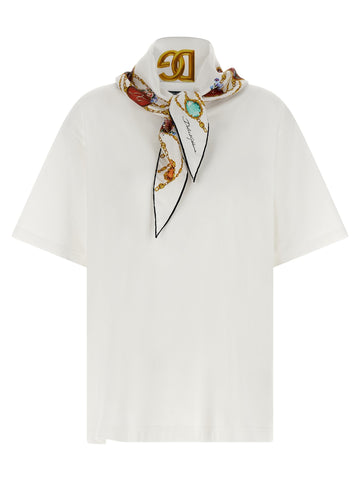 Dolce & Gabbana - T-shirt with scarf t-shirt-with-scarf_e19c7dfd-44f5-4b6e-aadc-e9b6d0515fd2