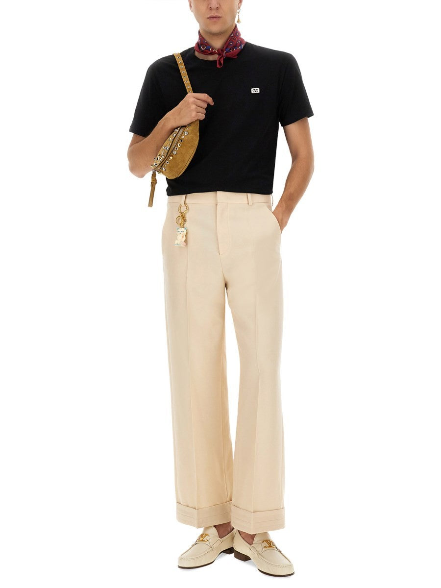 T-SHIRT WITH SIGNATURE VLOGO