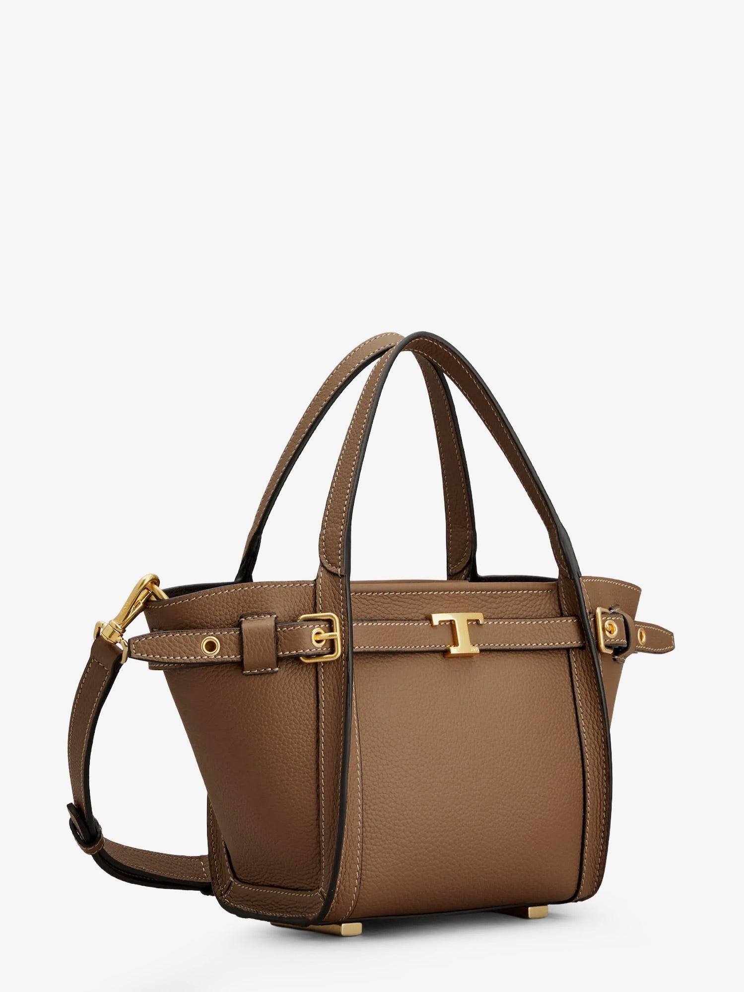TOD'S - T Signature Leather Shopping Bag