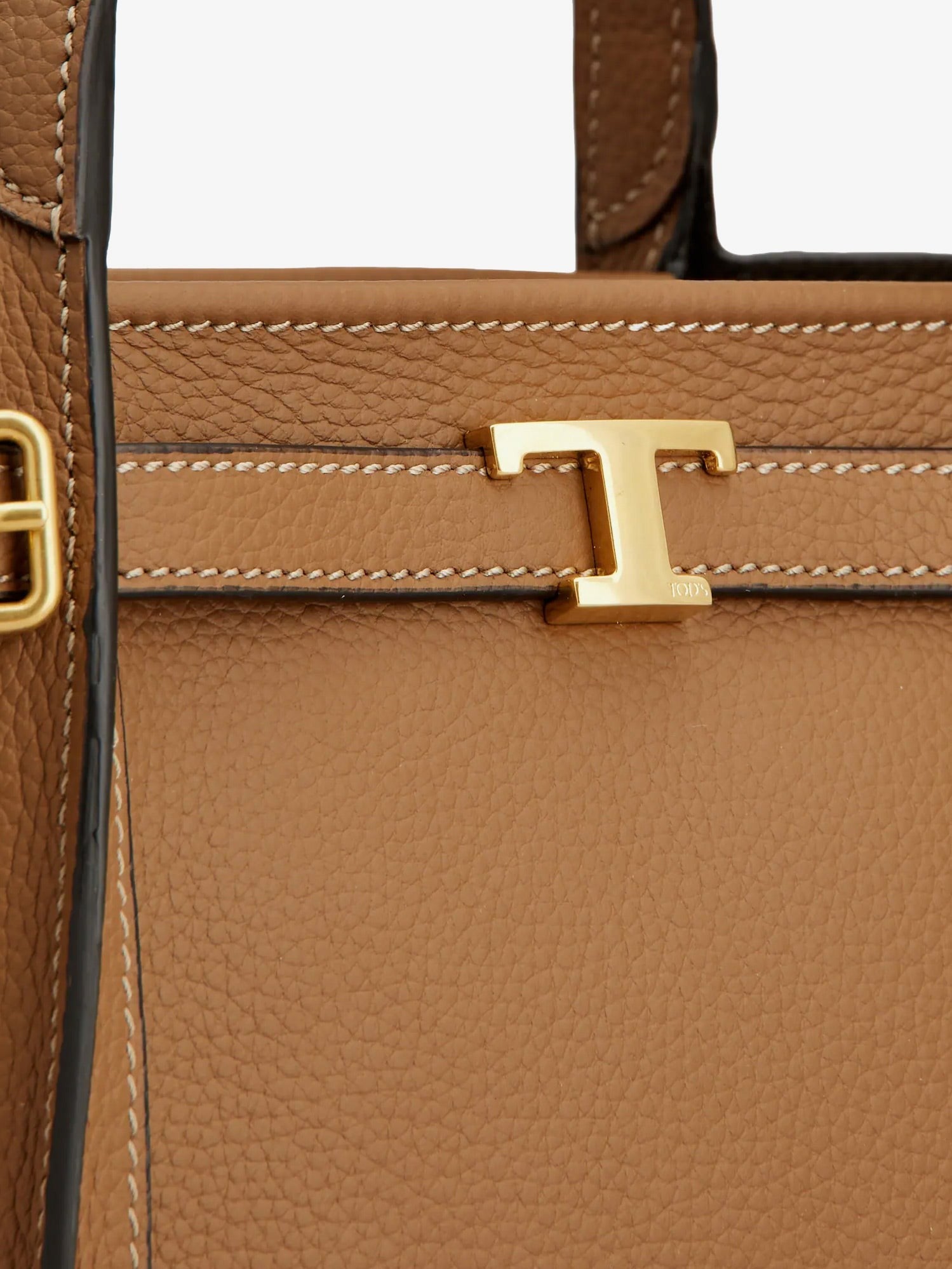 TOD'S - T Signature Leather Tote Bag
