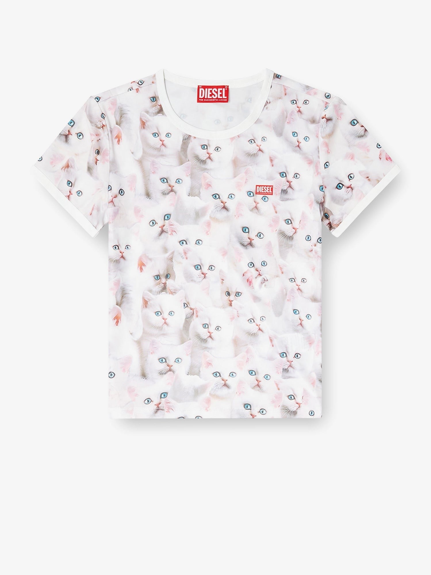 T-Unclau stretch fabric T-shirt