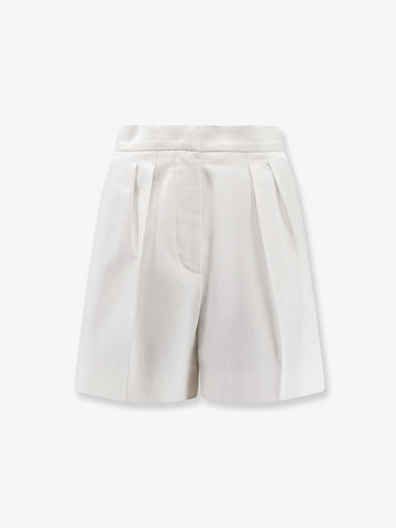 Max Mara Tabacco stretch cotton shorts