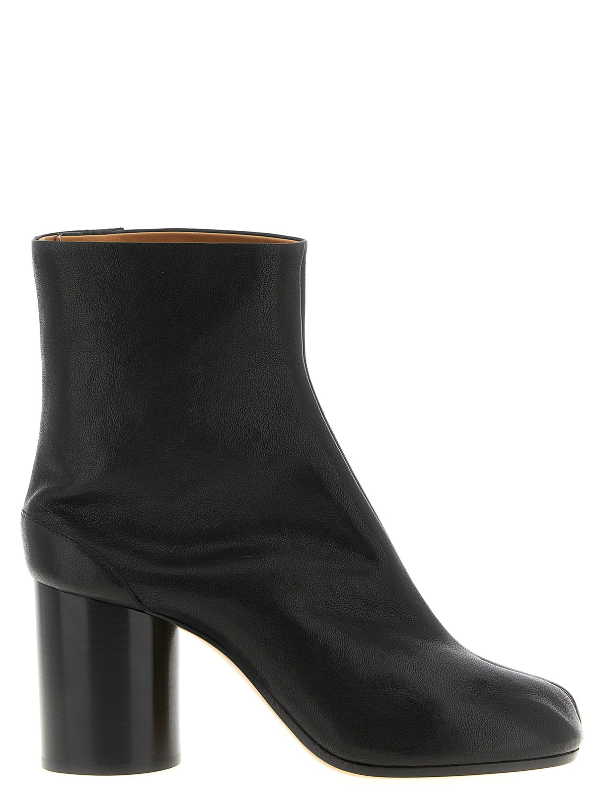 Maison Margiela - Leather Tabi Boots Black