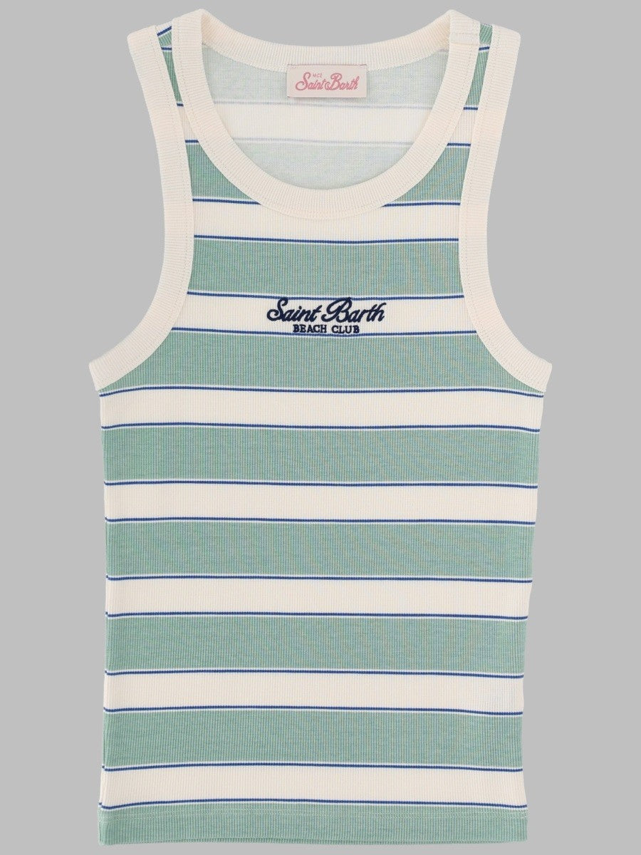 MC2 SAINT BARTH - TANK TOP "ADA" CON LOGO