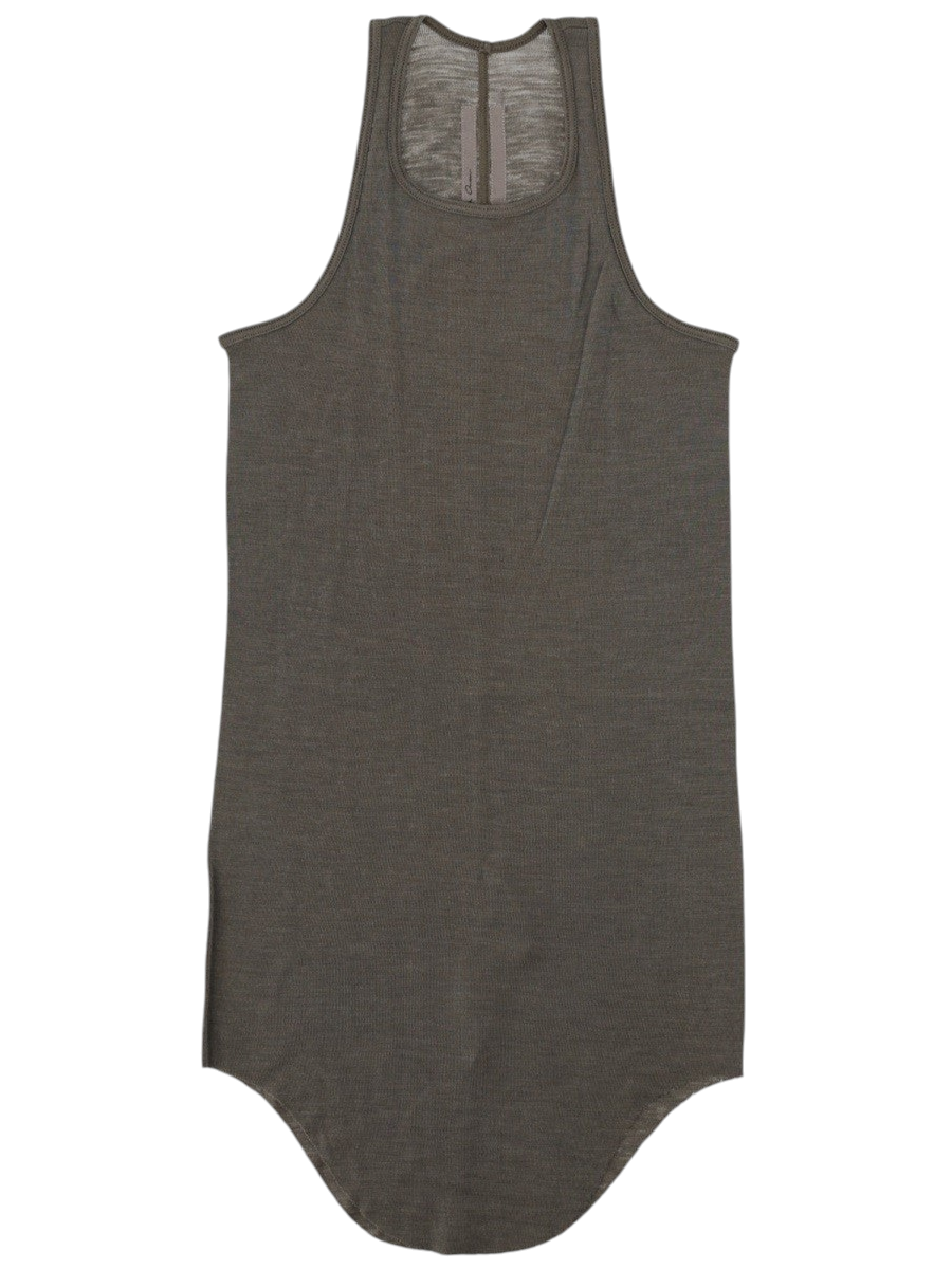 RICK OWENS - TANK TOP "BASIC RIB" Dove