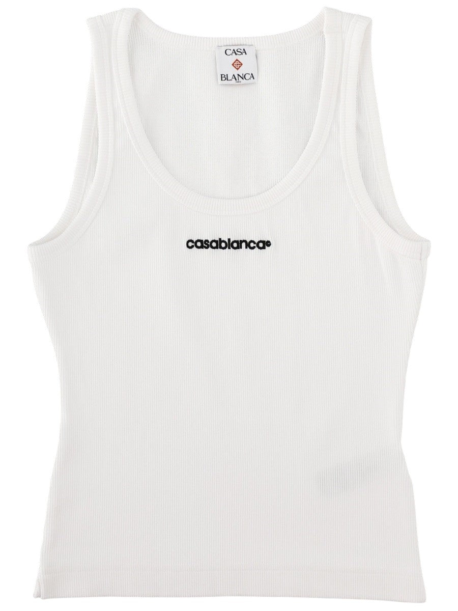 CASABLANCA - TANK TOP WITH LOGO tank-top-con-logo_8fd04381-dfb8-41c9-ad1e-be8734077306