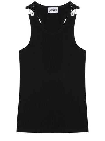 JEAN PAUL GAULTIER JEAN PAUL GAULTIER - TANK TOP IN COTONE