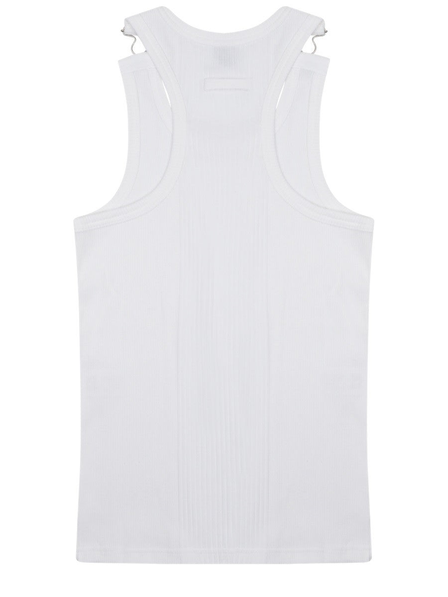 JEAN PAUL GAULTIER JEAN PAUL GAULTIER - TANK TOP IN COTONE