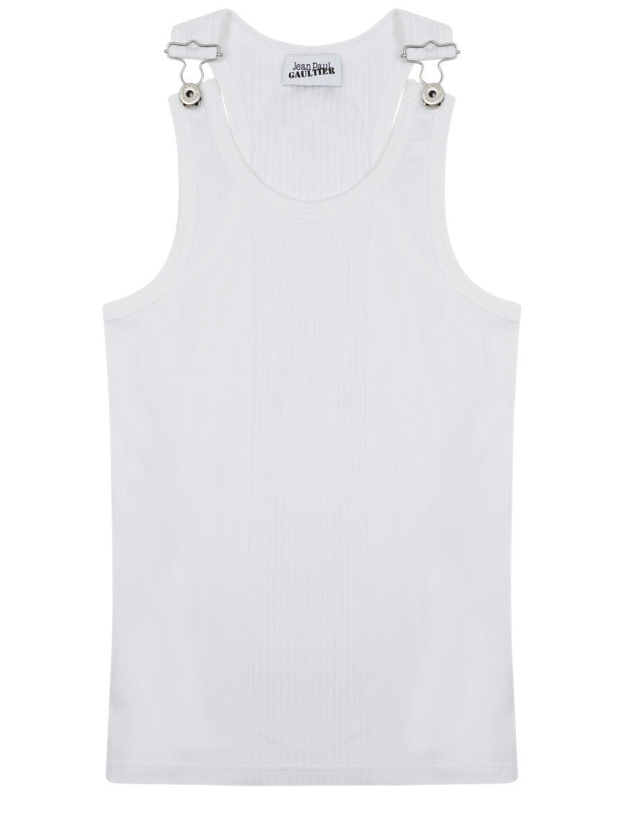 JEAN PAUL GAULTIER - TANK TOP IN COTONE tank-top-in-cotone_8b6ca5f5-fae2-48b1-9c2a-e527ae637f8e