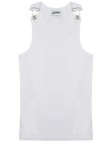 JEAN PAUL GAULTIER JEAN PAUL GAULTIER - TANK TOP IN COTONE