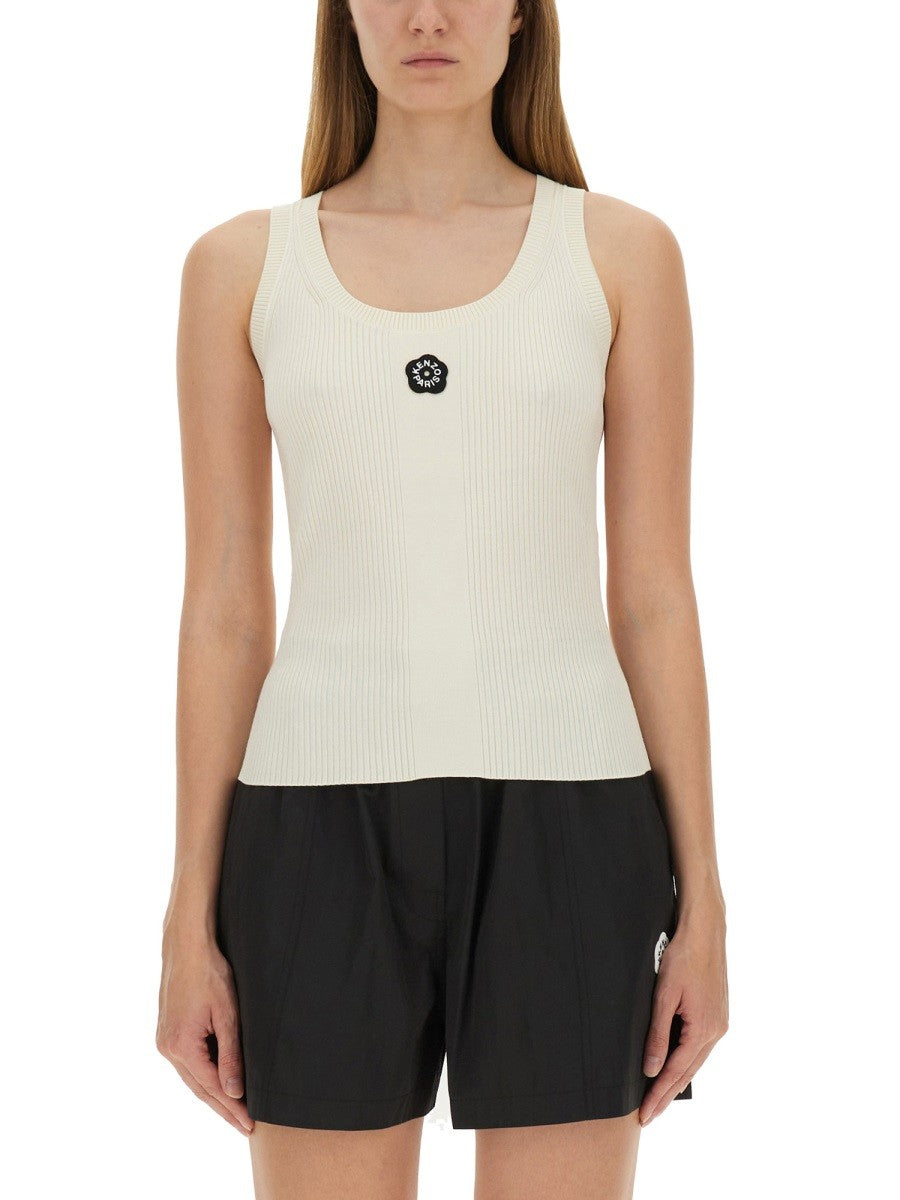 Kenzo - TANK TOP WITH EMBROIDERY "BOKE FLOWER 2.0" tank-top-with-embroidery-boke-flower-20_225862be-f5d3-4271-8767-58f86ce49f60