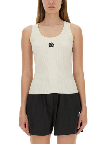 Kenzo - TANK TOP WITH EMBROIDERY "BOKE FLOWER 2.0" tank-top-with-embroidery-boke-flower-20_225862be-f5d3-4271-8767-58f86ce49f60