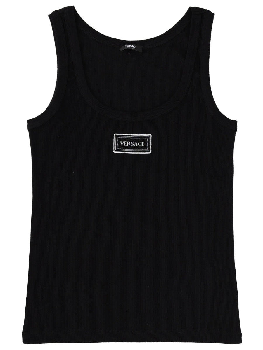 Versace - TANK TOP WITH LOGO tank-top-with-logo_d7a25104-493f-4738-a316-afcafddb57ca