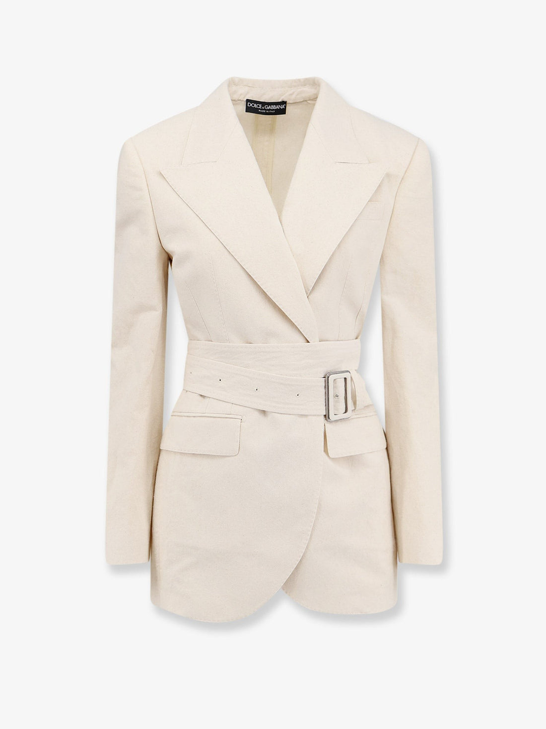 Dolce & Gabbana Taormina rustic canvas blazer