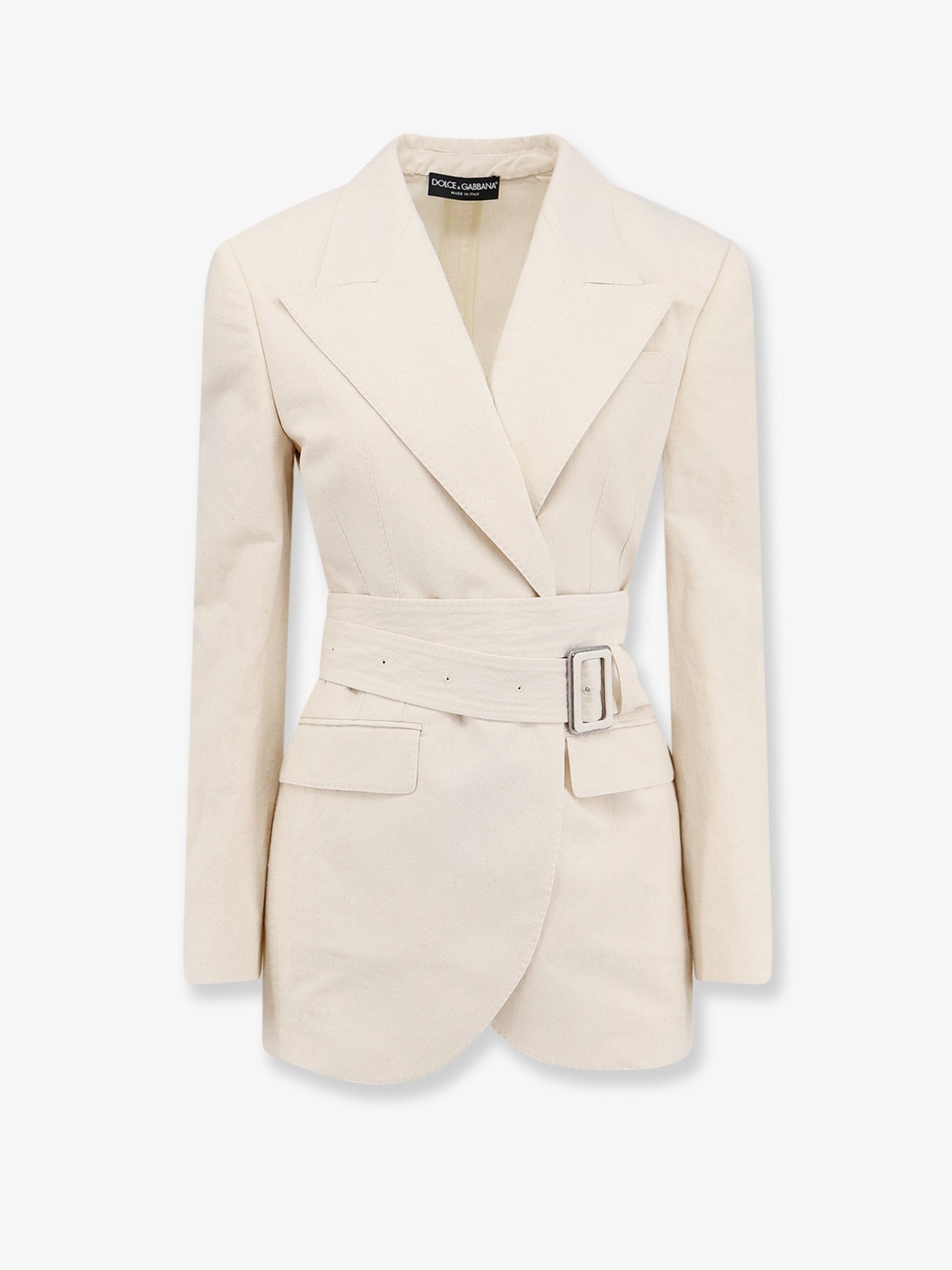 Dolce & Gabbana Taormina rustic canvas blazer