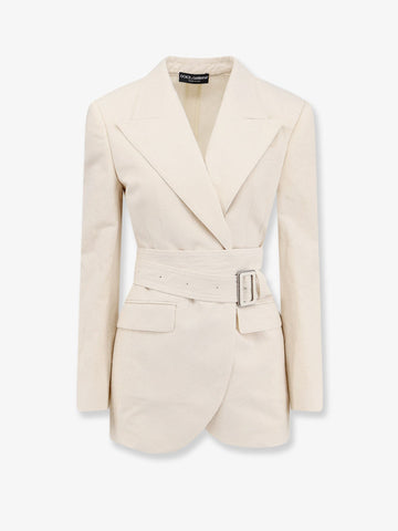 Dolce & Gabbana Taormina rustic canvas blazer