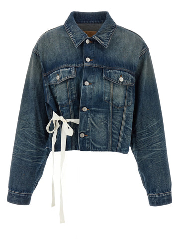 MM6 MAISON MARGIELA - Tape denim jacket