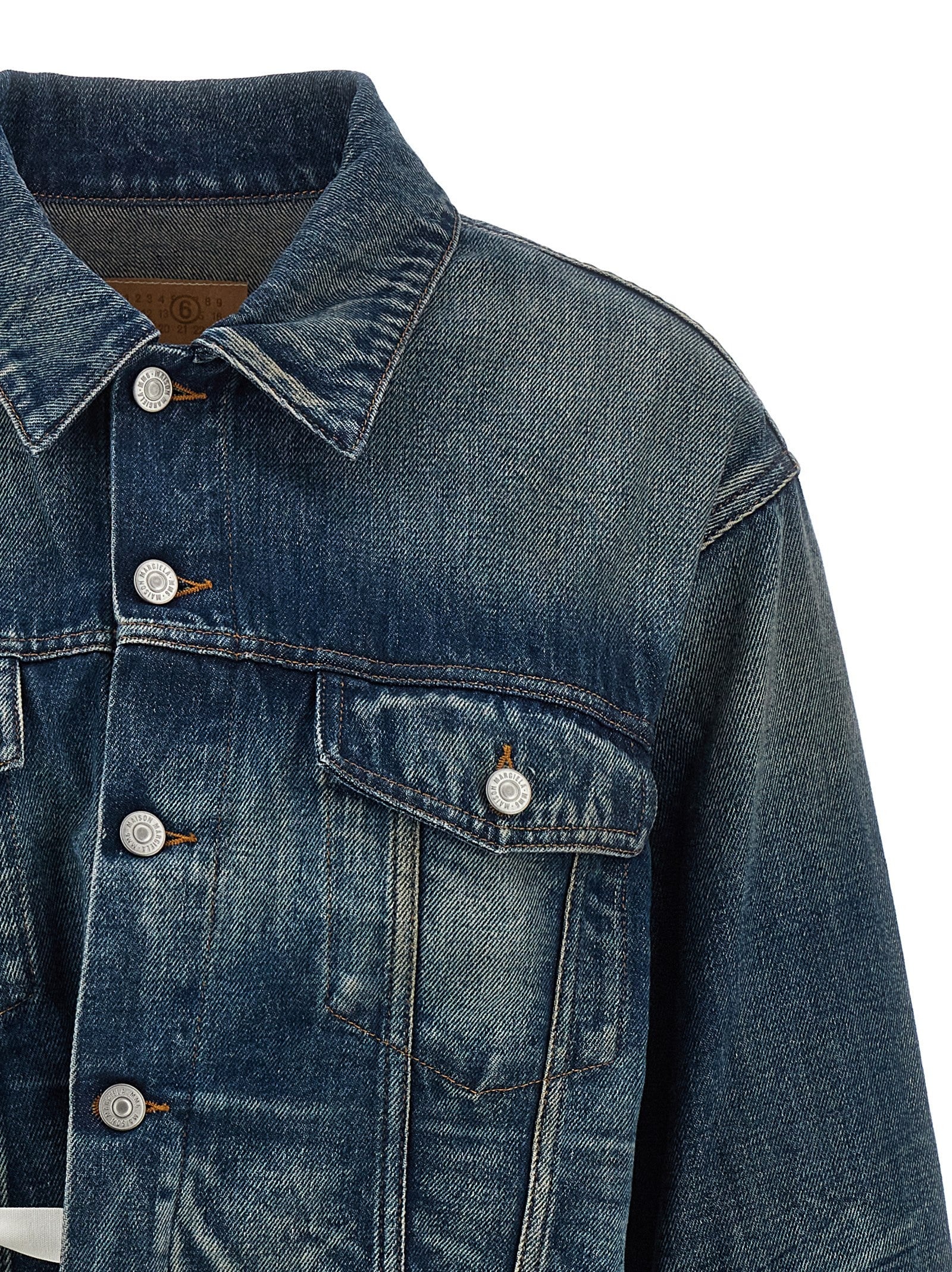 MM6 MAISON MARGIELA - Tape denim jacket