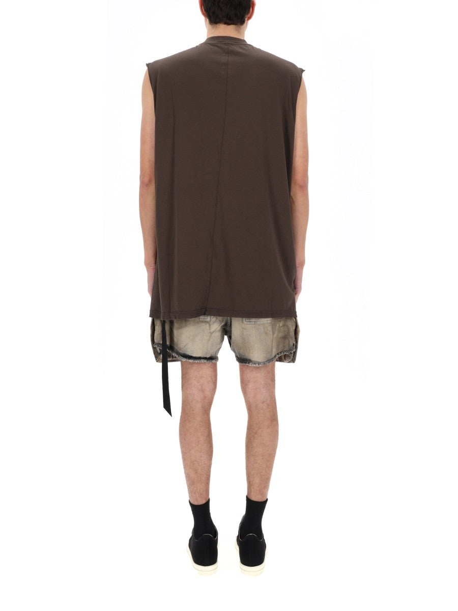 RICK OWENS DRKSHDW RICK OWENS DRKSHDW - "TARP-T" T-SHIRT