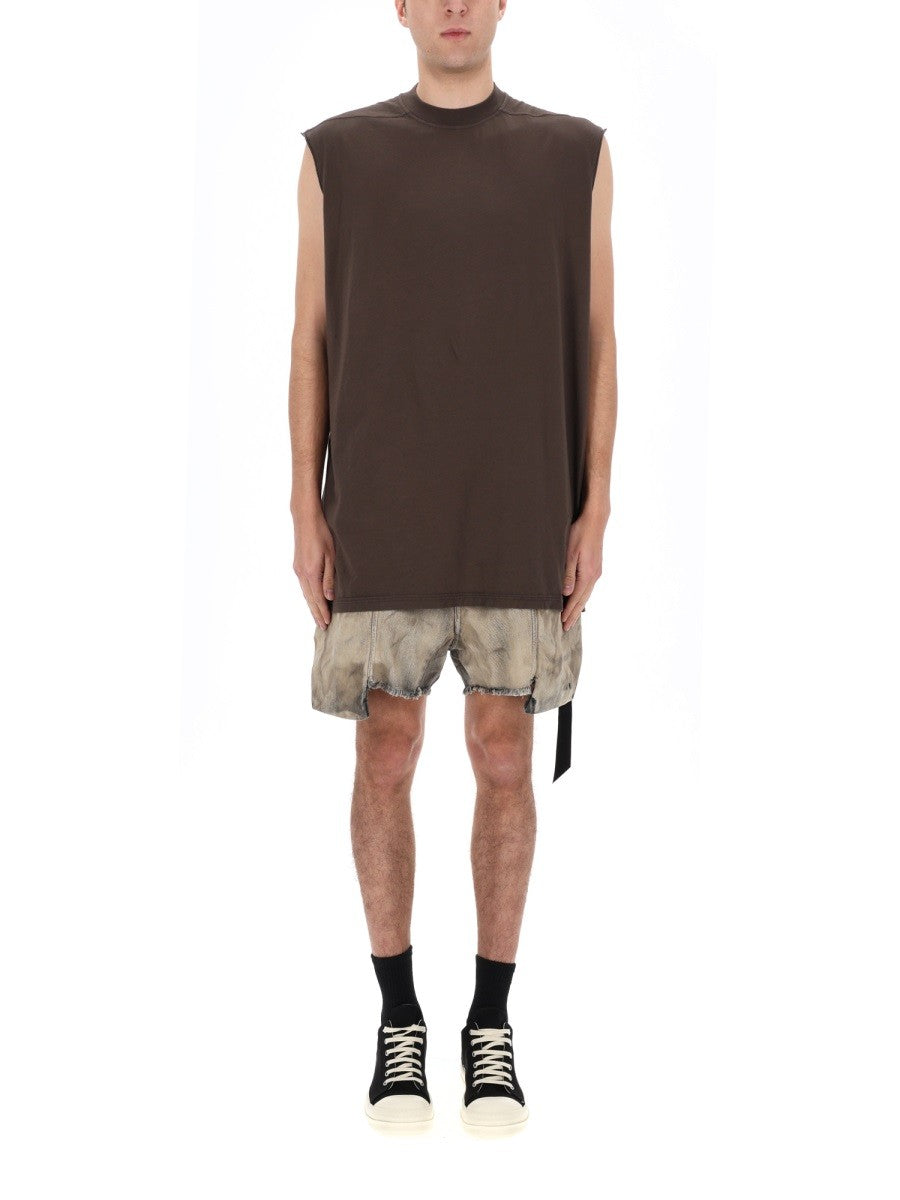 RICK OWENS DRKSHDW RICK OWENS DRKSHDW - "TARP-T" T-SHIRT