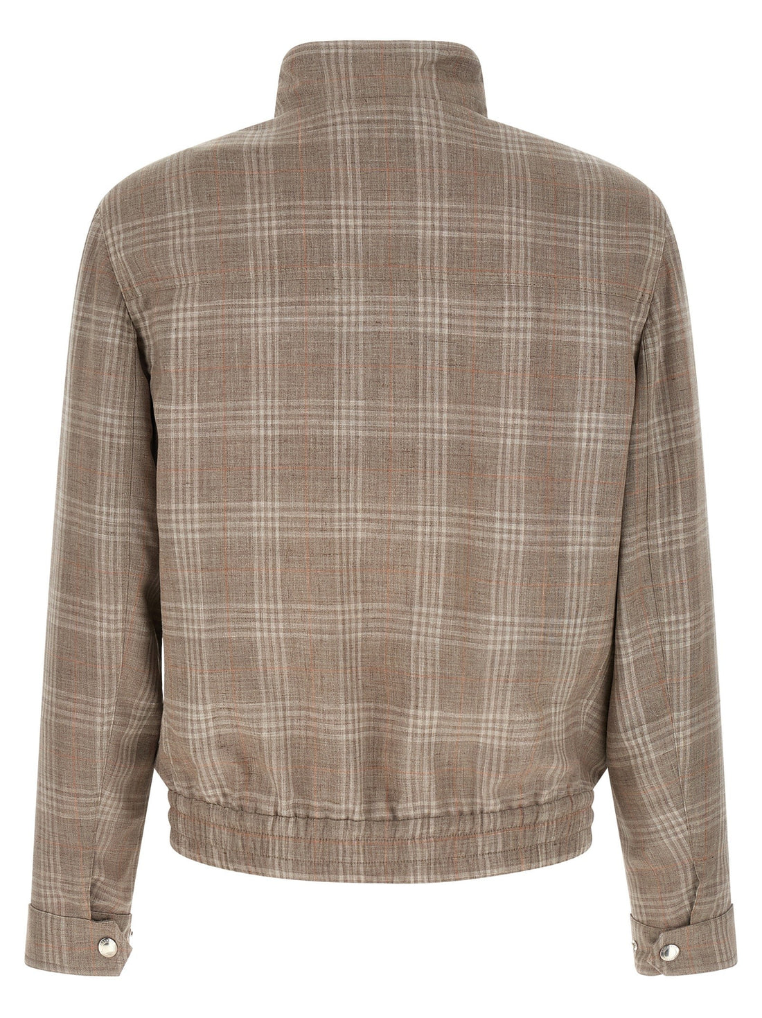 Brunello Cucinelli - Tartan jacket Brown