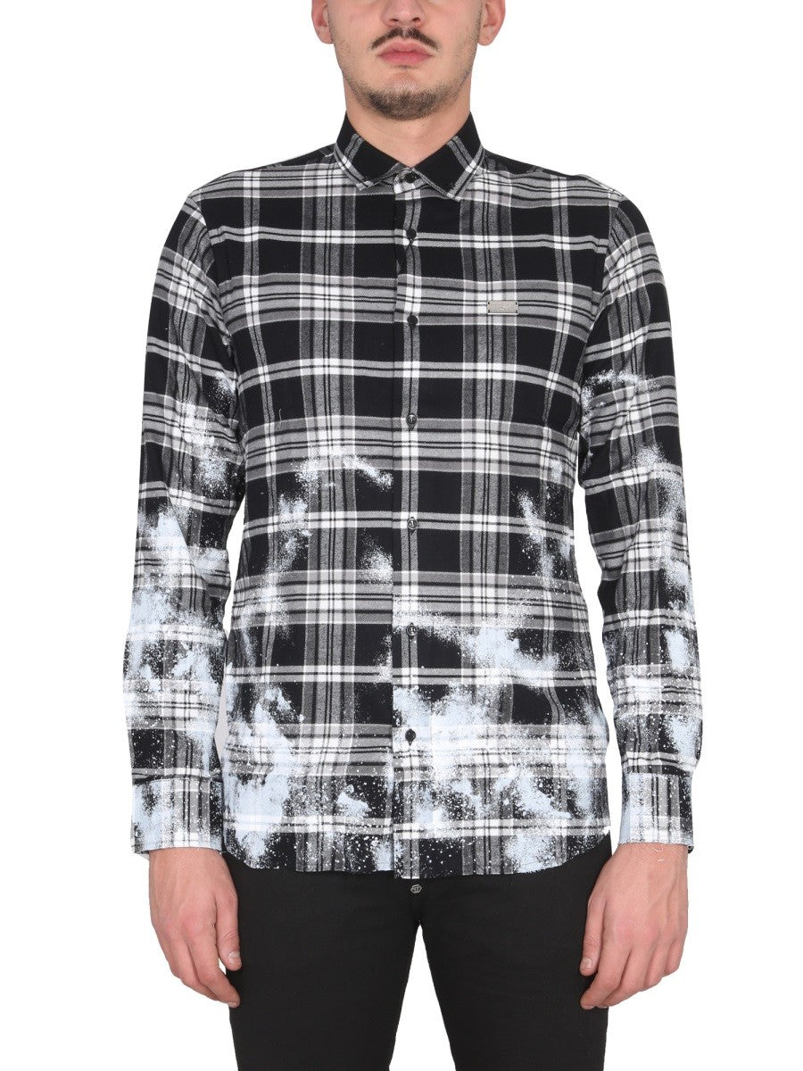 TARTAN PATTERN SHIRT