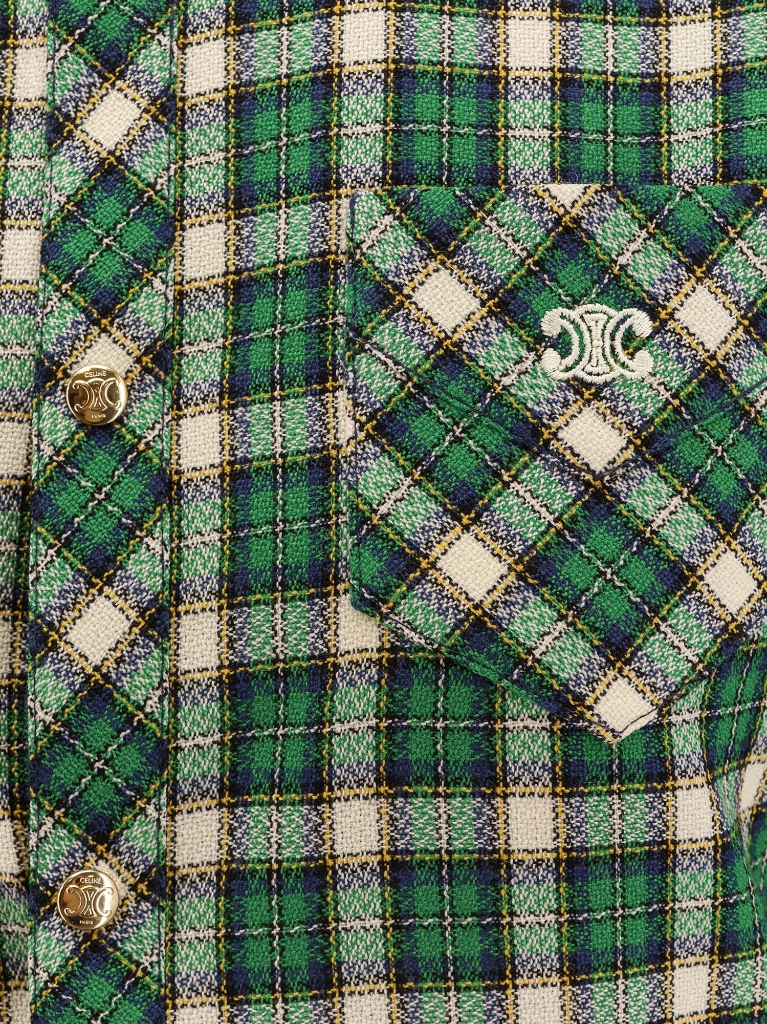 Tartan wool mini dress