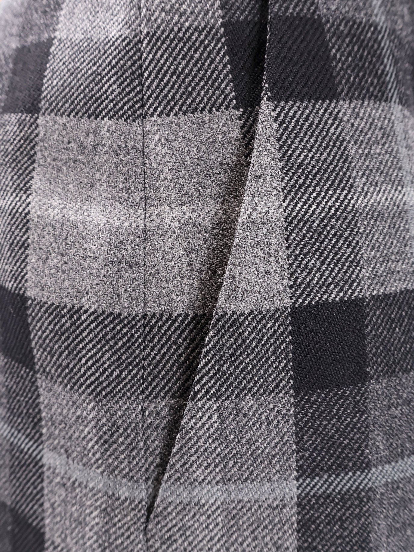 Tartan wool shorts with  check'n'dior motif