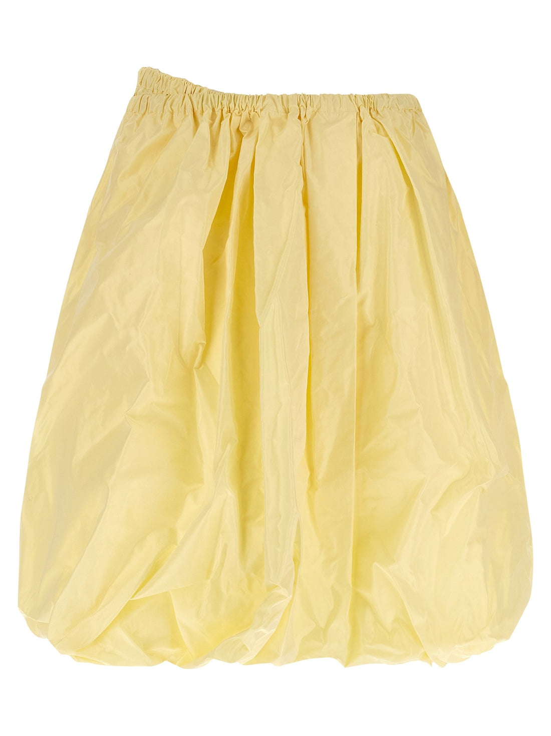 PRADA - Tec taffeta skirt Yellow 38 IT