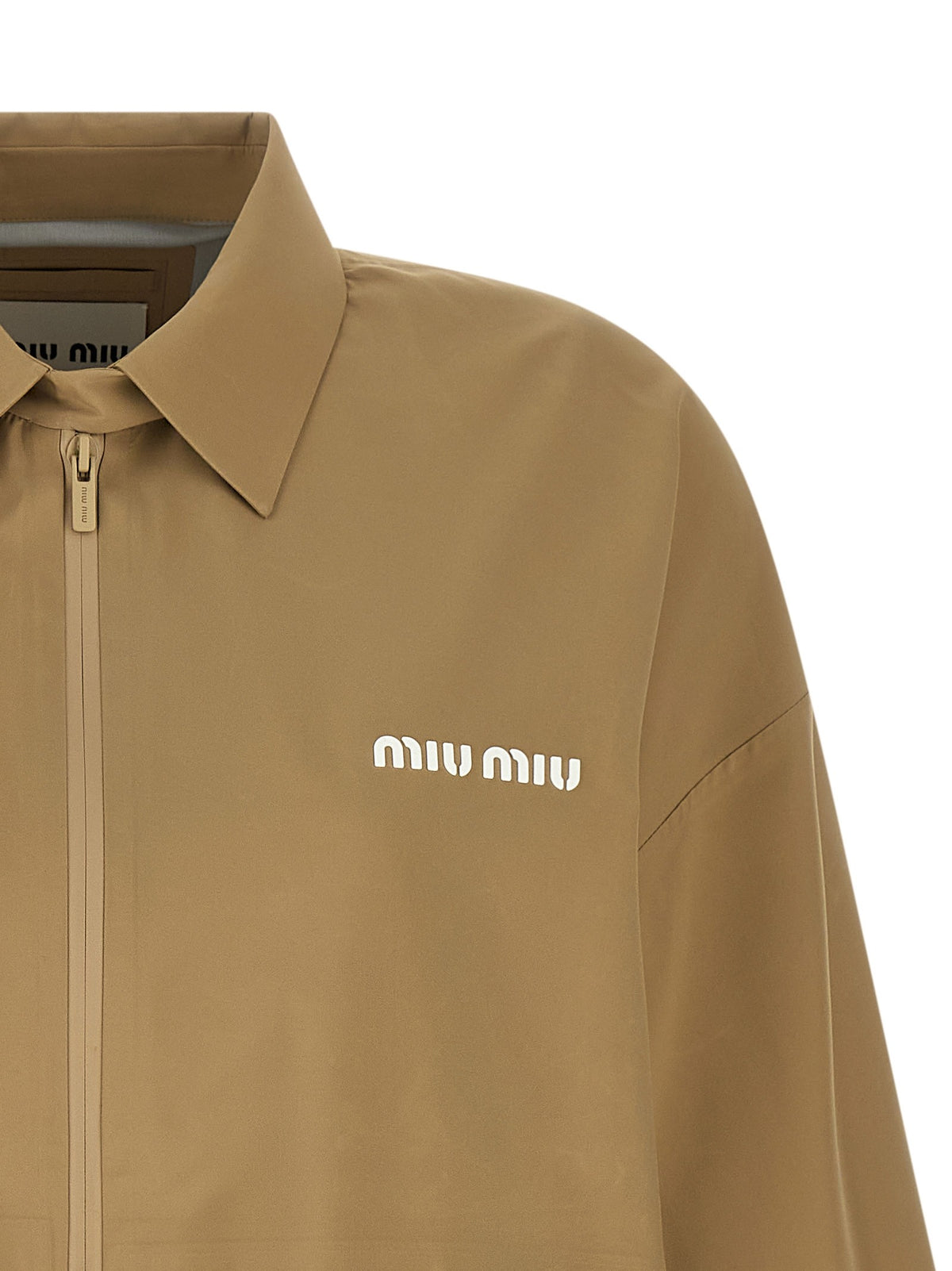 Miu Miu - Tech canvas windbreaker