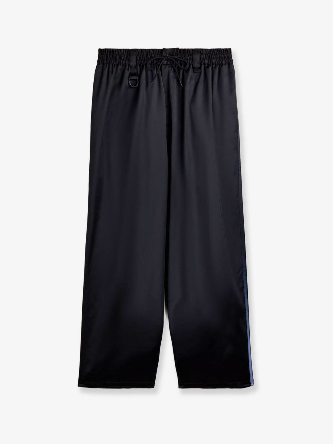 ADIDAS Y-3 - Technical fabric trousers with iconic side stripes Black