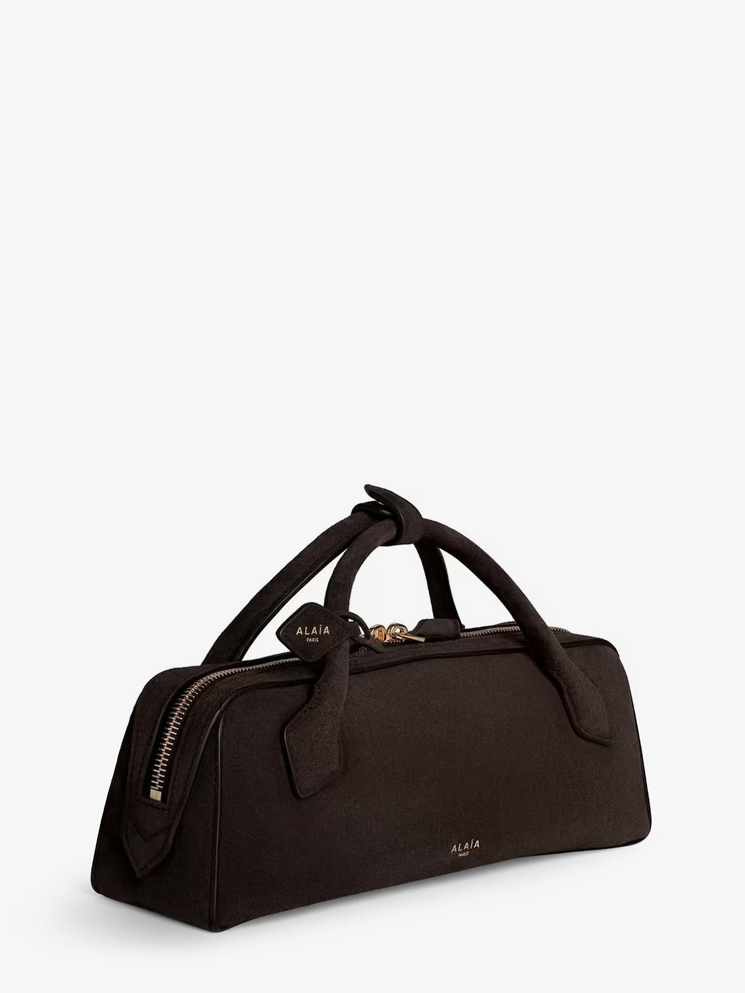 ALAIA - Teckel Clutch suede handbag