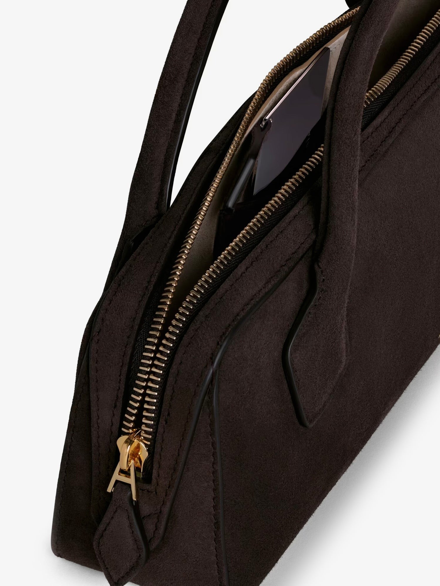 ALAIA - Teckel Clutch suede handbag