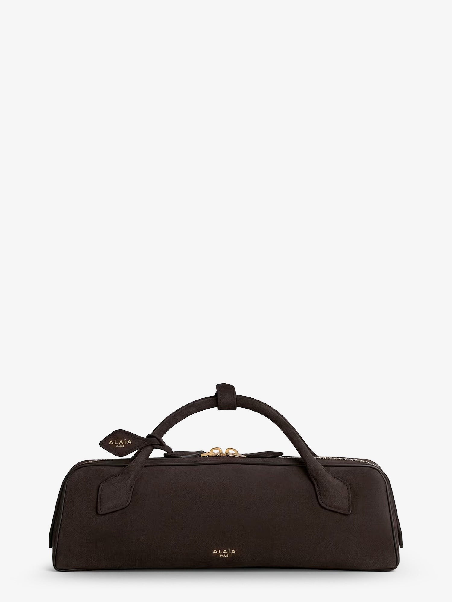 ALAIA - Teckel Clutch suede handbag