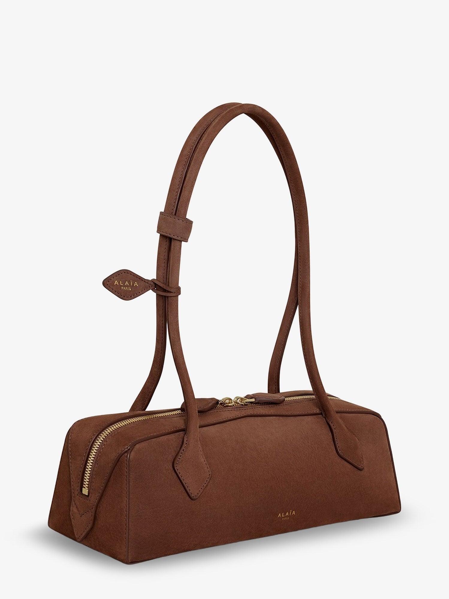 ALAIA - Teckel Medium suede shoulder bag
