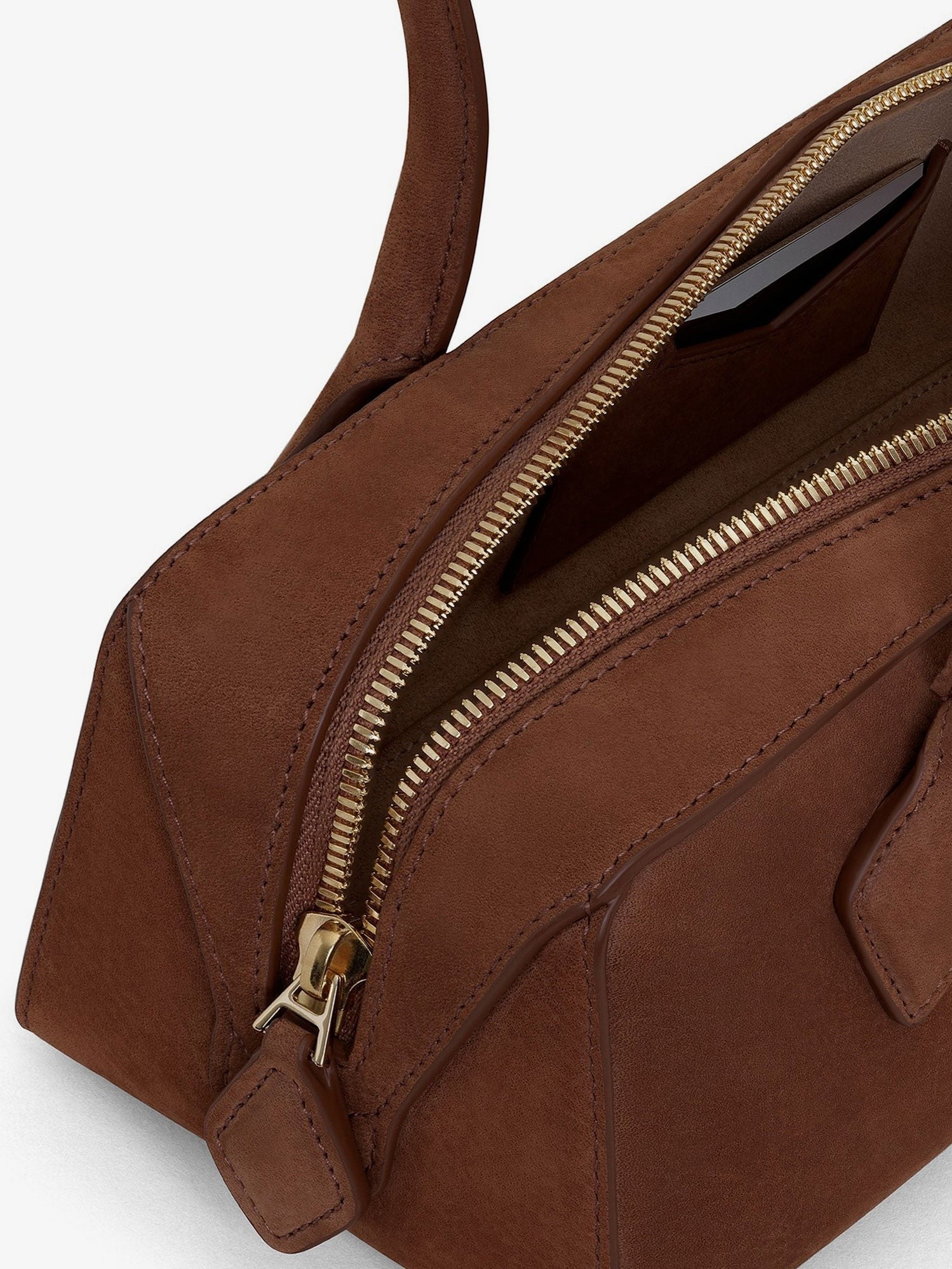 ALAIA - Teckel Medium suede shoulder bag