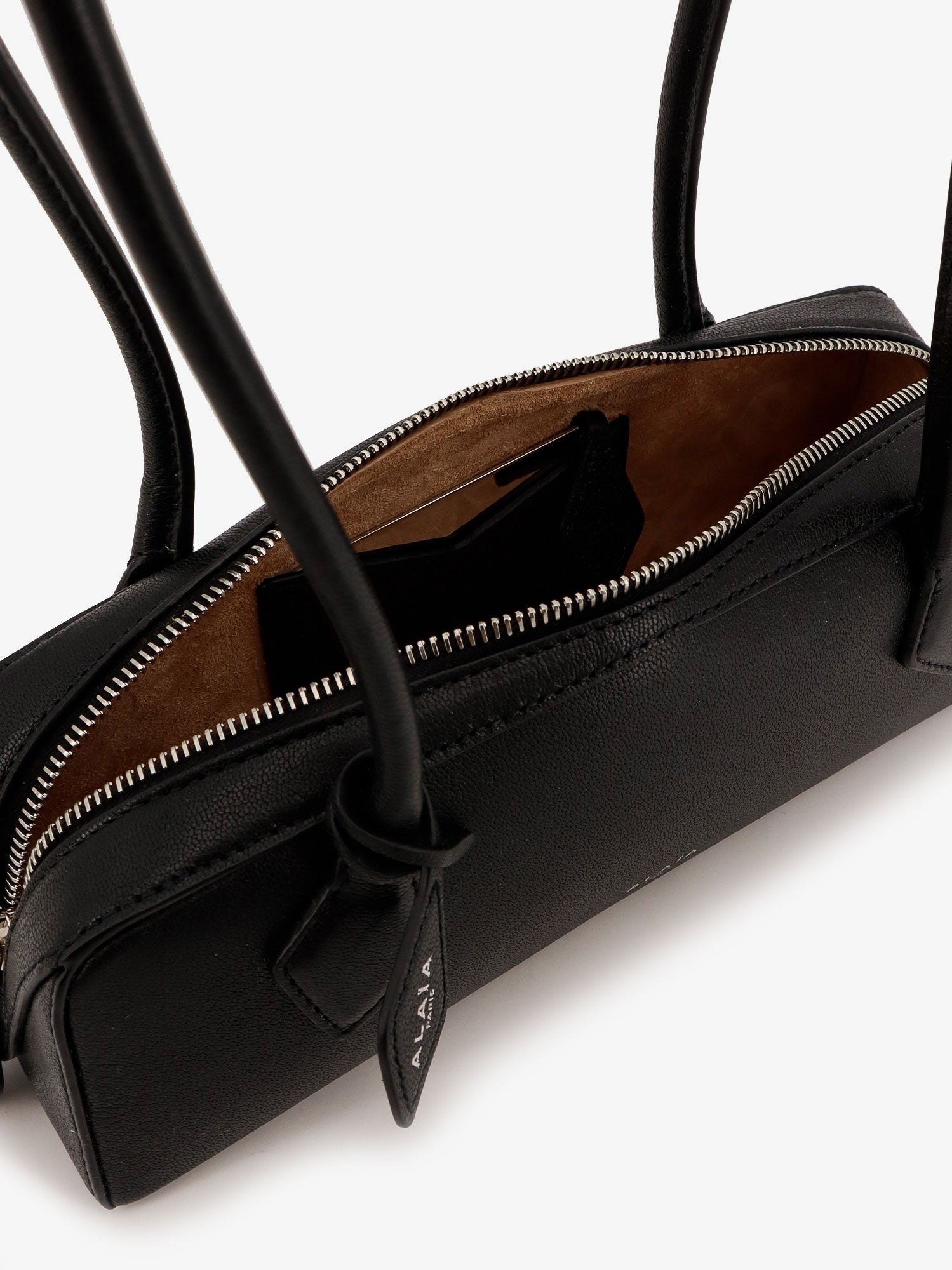ALAIA - Teckel Small leather shoulder bag
