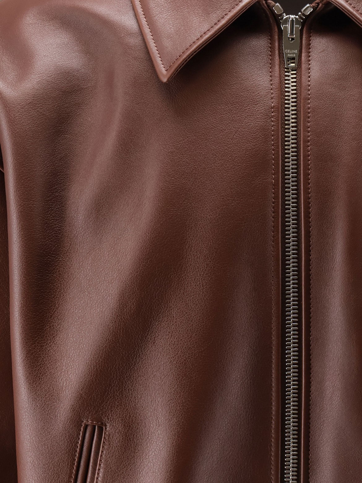 Celine - Teddy Leather Jacket
