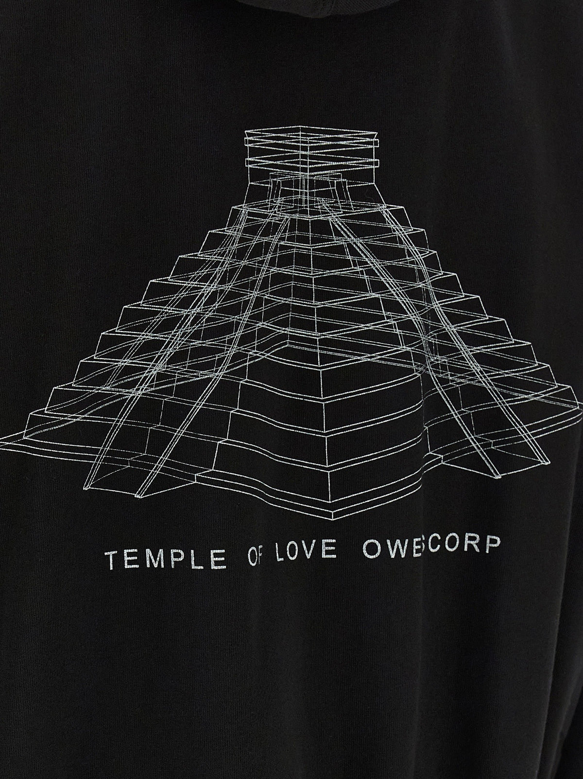 RICK OWENS - 'Temple of Love OwenscorpTemp' hoodie