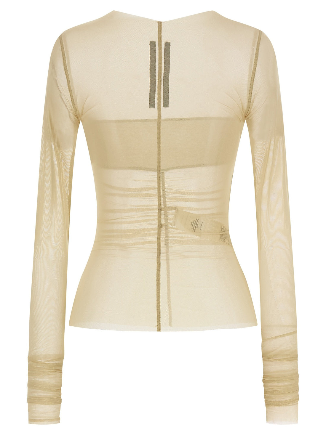 RICK OWENS - 'Temple' top beige 42 IT
