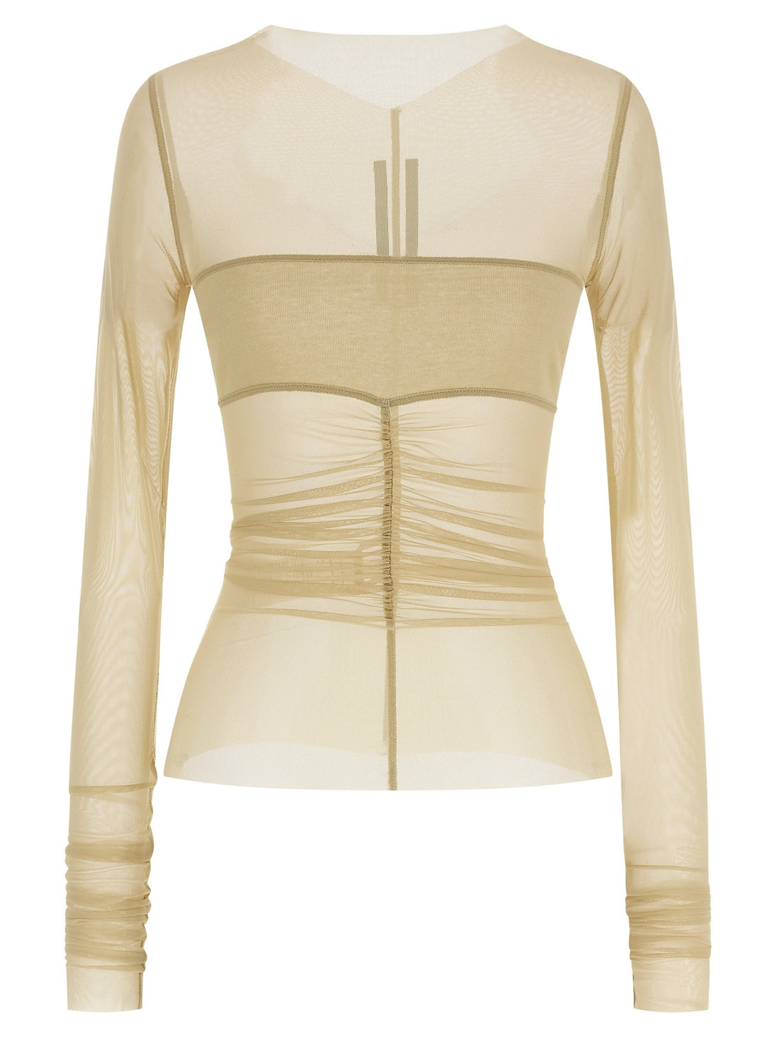 RICK OWENS - 'Temple' top beige 42 IT