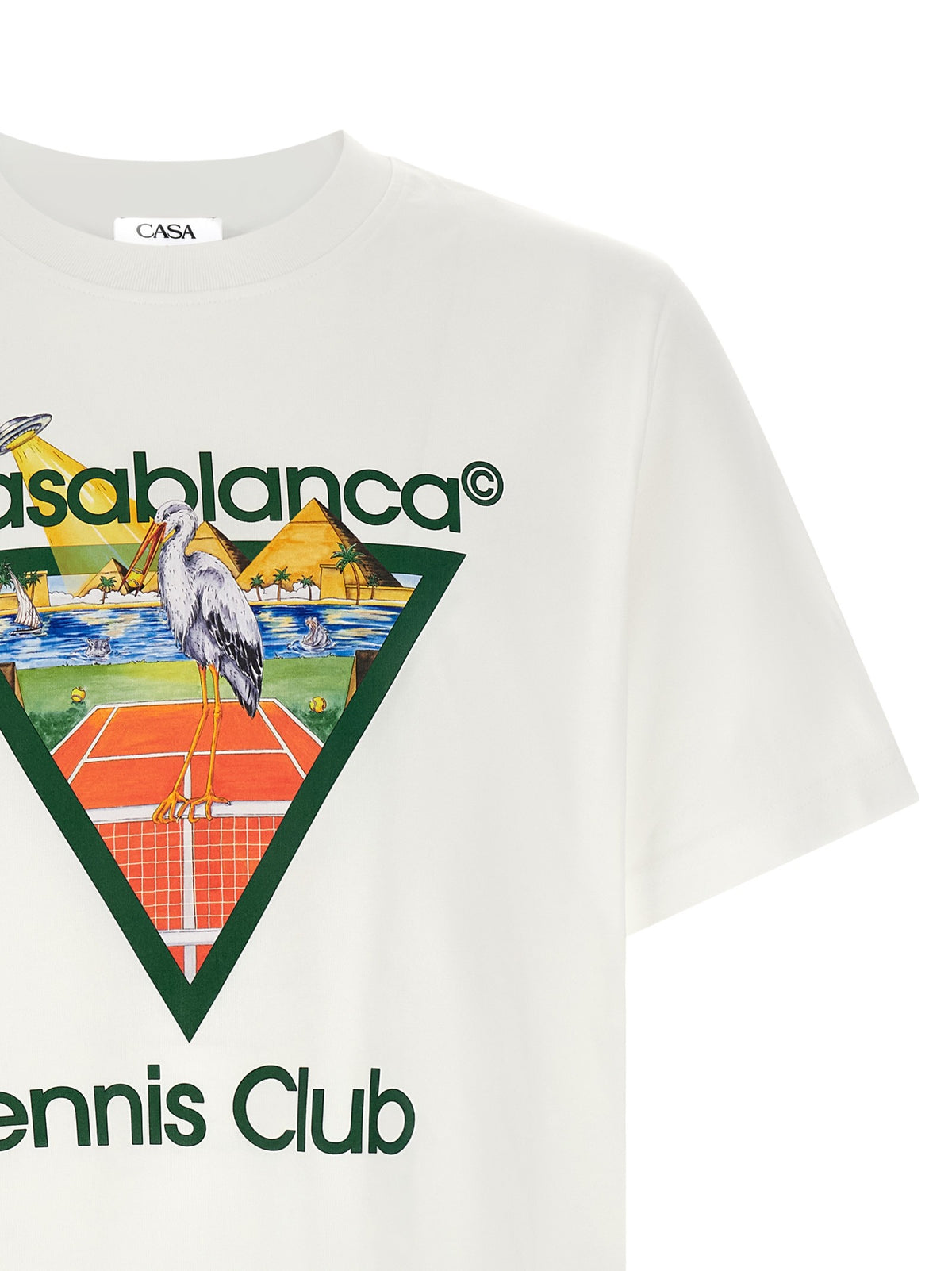 CASABLANCA - 'Tennis Club' front print T-shirt