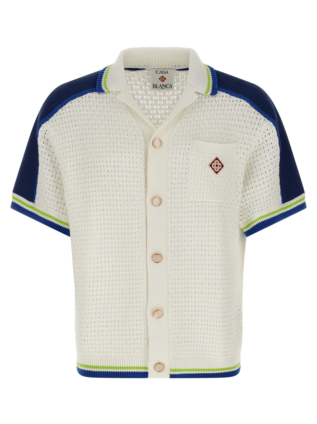 CASABLANCA - 'Tennis Cotton Crochet' shirt tennis-cotton-crochet-shirt